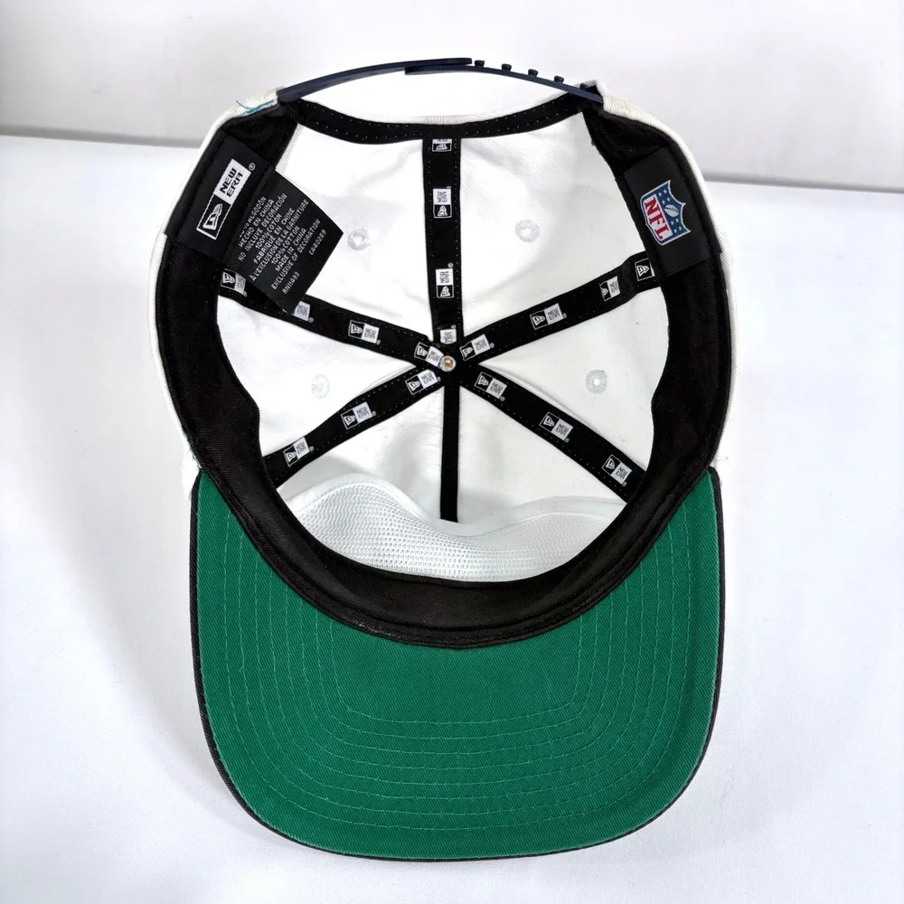 New Era Dallas Cowboys Snapback Hat White Navy Retro Logo Rope 9FIFTY NFL Cap